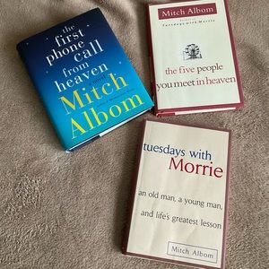 Sale 2 for $10 Mitch Albom Lot of 3 Hardback Books